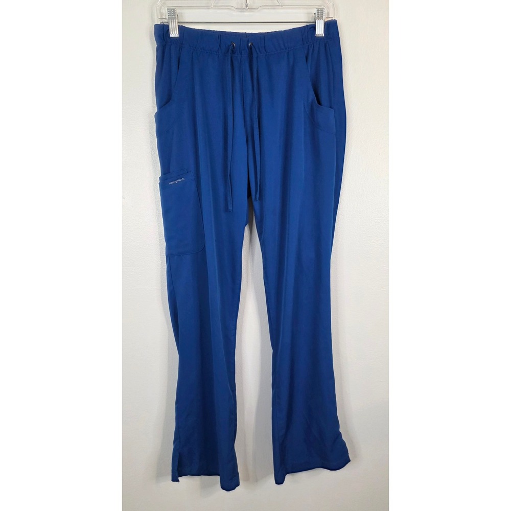 Healing Hands HH Works Rebecca Scrub Pants Royal Blue Drawstring Cargo 9560